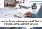 Streamline Business Compliance with Statutory Compliance Management Services