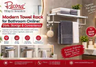 Modern Towel Rack for Bathroom Online: Style, Storage & Convenience