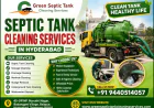 Septic Tank Cleaning Services in Hyderabad