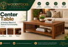 Center Table – Stylish and Functional Living Room Furniture with Woodstocks Enterprises