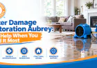 Water Damage Restoration Aubrey: Fast Help When You Need It Most