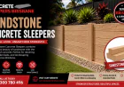 What Makes Sandstone Concrete Sleeper a Durable Retaining Wall Solution?
