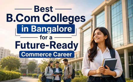 Best B.Com Colleges in Bangalore for a Future-Ready Commerce Career
