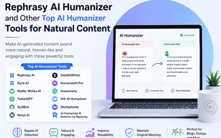 Rephrasy AI Humanizer and Other Top AI Humanizer Tools for Natural Content