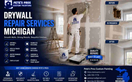 Why Professional Drywall Repair Services Are Essential for Michigan Homes