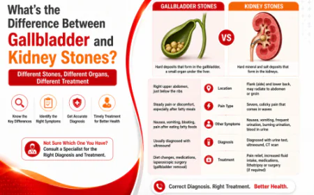 What’s the Difference Between Gallbladder and Kidney Stones?