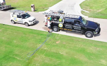 Commercial Window Cleaning and Pressure Washing in Aledo TX for a Cleaner Business