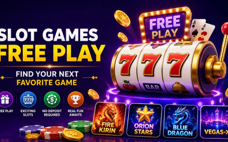 Slot Games Free Play: Find Your Next Favorite Game