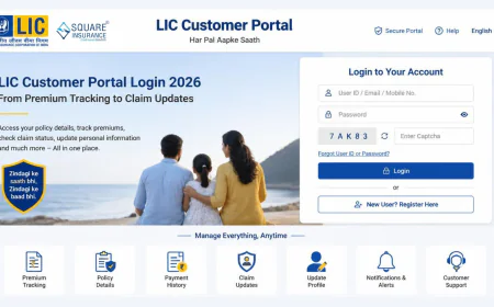 LIC Customer Portal Login 2026: From Premium Tracking to Claim Updates