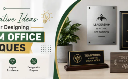 10 Creative Ideas for Designing Custom Office Plaques