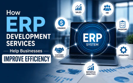 How ERP Development Services Help Businesses Improve Efficiency