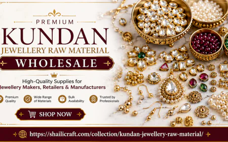 Designer Kundan Jewellery Material: Create Elegant and Royal Jewellery Designs