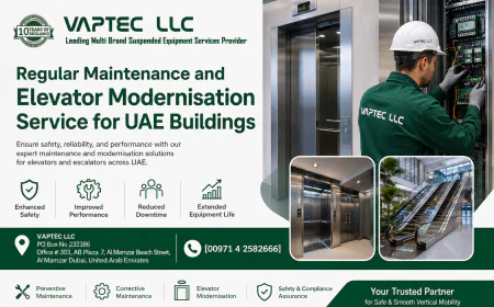 Regular Maintenance and Elevator Modernisation Service for UAE Buildings