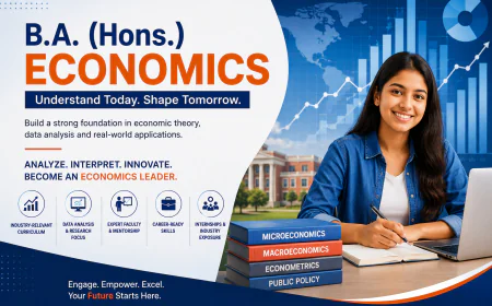 B.A. (Hons.) Economics: Course, Career Scope, Admission and Opportunities