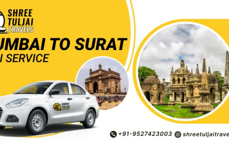 Mumbai to Surat Taxi | Sedan & SUV Cab Options Available