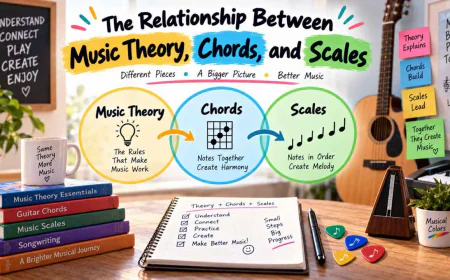The Relationship Between Music Theory, Chords, and Scales