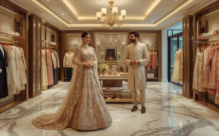 Seema Gujral Bridal Lehenga Modern Indian Bridalwear