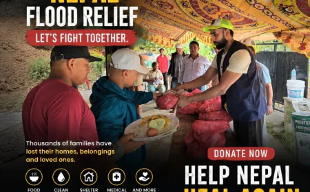 Nepal Flood Relief Initiative by Krishna Dham Gaushala