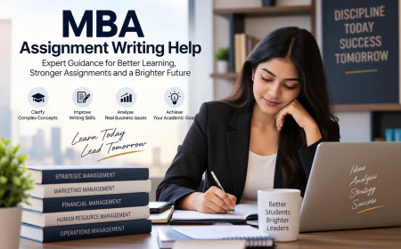 MBA Assignment Writing Help: A Practical Guide to Better Academic Performance