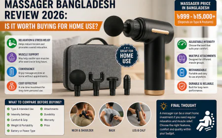 Massager Bangladesh Review 2026: Is It Worth Buying for Home Use?