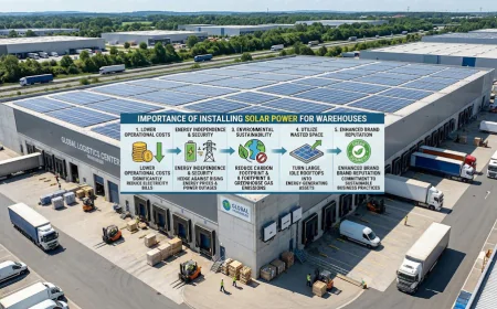 Importance of installing Solar power system for warehouse