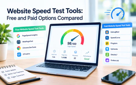 Website Speed Test Tools: Free and Paid Options Compared