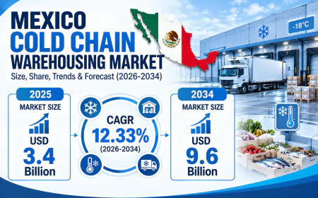 Mexico Cold Chain Warehousing Market Size Reaches USD 3.4 Billion in 2025, Projected to Hit USD 9.6 Billion by 2034