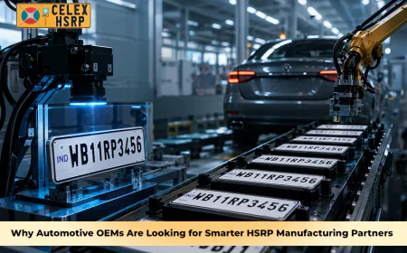 Why Automotive OEMs Are Looking for Smarter HSRP Manufacturing Partners