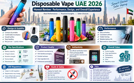 Disposable Vape UAE 2026 Honest Review: Performance, Design, and Overall Experience