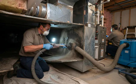 How Professional Cleaning Removes Dust From Inside Air Ducts