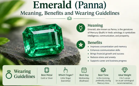 Emerald (Panna): Meaning, Benefits and Wearing Guidelines