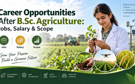 Career Opportunities After B.Sc. Agriculture: Jobs, Salary & Scope