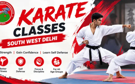 Karate Classes South West Delhi for Kids and Adults