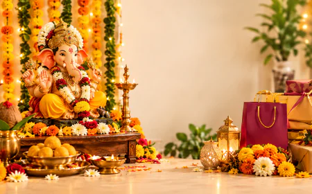 Ganesh Chaturthi Decoration Ideas at Home