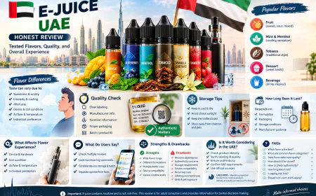 E-Juice UAE Honest Review: Tested Flavors, Quality, and Overall Experience