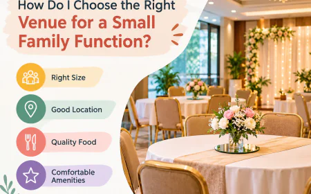 How Do I Choose the Right Venue for a Small Family Function?