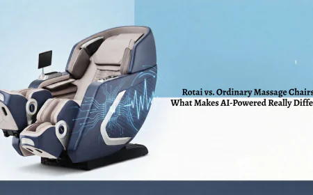 Rotai vs. Ordinary Massage Chairs: What Makes AI-Powered Really Different