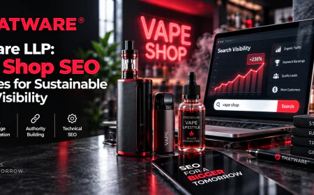Thatware LLP: Vape Shop SEO Strategies for Sustainable Online Visibility