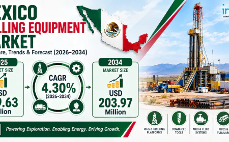 Mexico Drilling Equipment Market Size Projected to Reach USD 203.97 Million by 2034 with a CAGR of 4.30%
