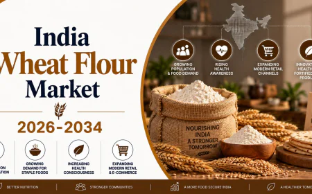 India Wheat Flour Market 2026–2034: Size, Consumption Trends, Analysis & Forecast