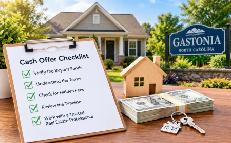 5 Things to Check Before Accepting a Cash Offer for Your Gastonia Home