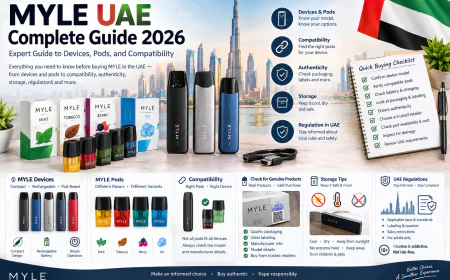 MYLE UAE Complete Guide 2026: Expert Guide to Devices, Pods, and Compatibility