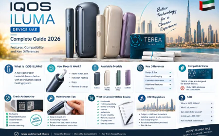 IQOS ILUMA Device UAE Complete Guide 2026: Features, Compatibility, and Key Differences