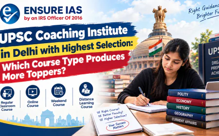 UPSC Coaching Institute in Delhi with Highest Selection: Which Course Type Produces More Toppers?