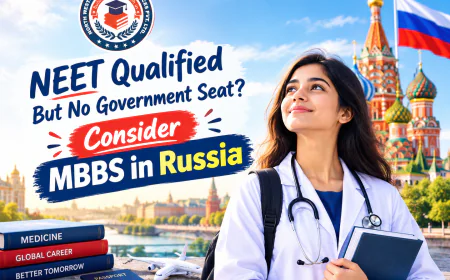 NEET Qualified But No Government Seat? Consider MBBS in Russia