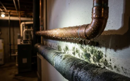 How Condensation on Pipes Can Lead to Mold Growth