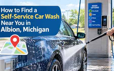 How to Find a Self-Service Car Wash Near You in Albion, Michigan