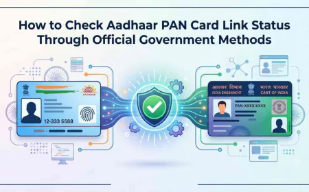 How to Check Aadhaar PAN Card Link Status Through Official Government Methods