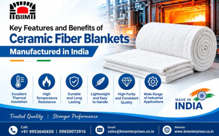 Key Features and Benefits of Ceramic Fiber Blankets Manufactured in India
