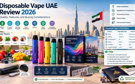 Disposable Vape UAE Review 2026: Quality, Features, and Buying Considerations